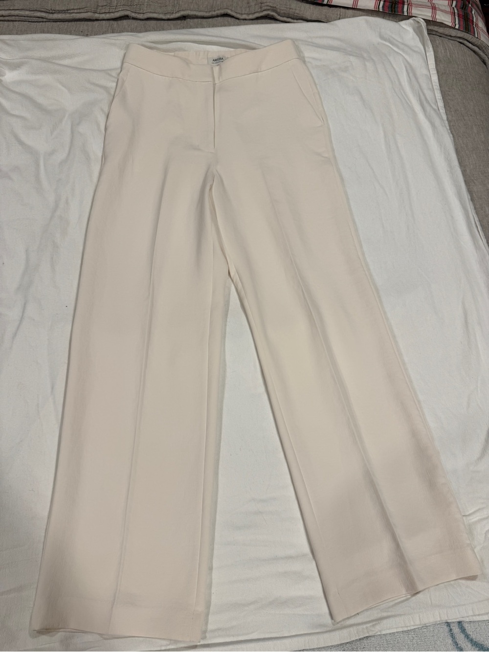 Aritzia The Limitless Pant Crepette - Light Birch Dress Pants